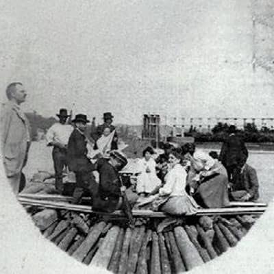 Ruote Idrovore sull'Adige immagine storica - Pellegrinaggio Sentiero di Maria