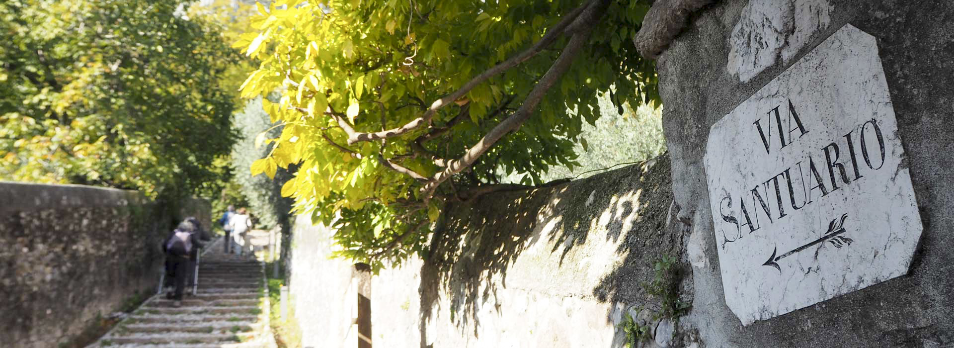 Itinerario della terza tappa B del Sentiero di Maria. Pellegrini in cammino sul Sentiero della Speranza Via Santuario